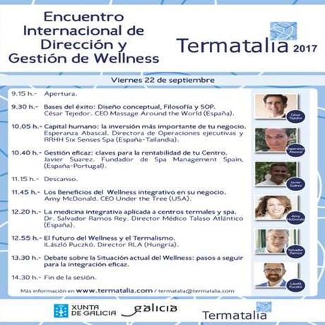 Dirección y Gestión del Wellness, novedad del programa académico de Termatalia