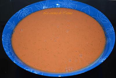 Gazpacho de sandía y tomate