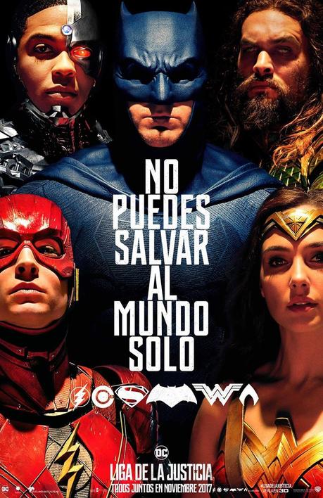 No puedes salvar al mundo solo, póster de Liga de la Justicia