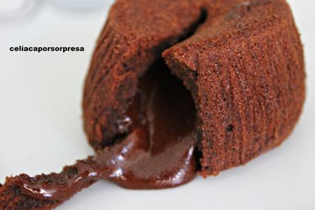 COULANT DE CHOCOLATE RÁPIDO, SENCILLO Y SIN GLUTEN (horno)