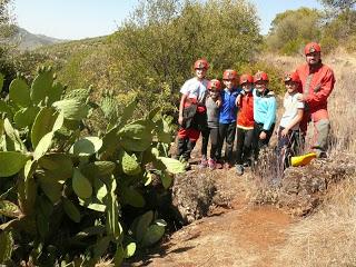 Actividades de Espeleología con los peques