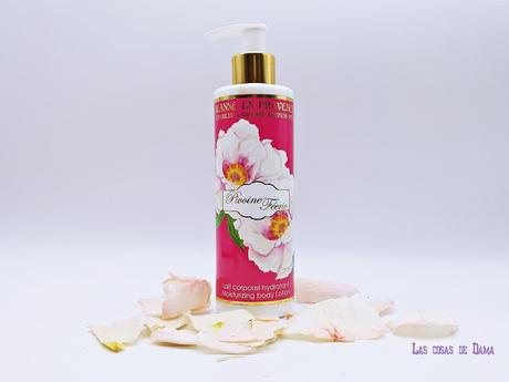 Leche Hidratante Corporal Pivoine Féerie de Jeanne En Provence Pivoine Féerie Jeanne En Provence baño ducha hidratacion belleza sorteo beauty provenza peonia