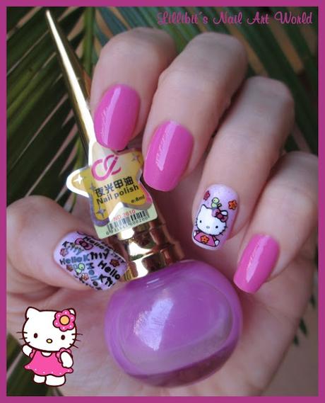 Hello Kitty con top glow in the dark 12 de Born Pretty Store