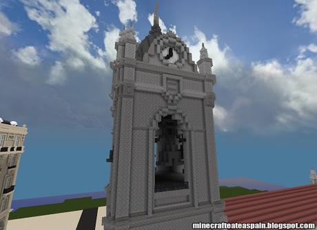 Réplica Minecraft de la Parroquia Ntra. Sra. de la Asunción, Legazpi, Pais Vasco, España.