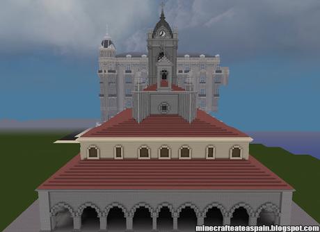 Réplica Minecraft de la Parroquia Ntra. Sra. de la Asunción, Legazpi, Pais Vasco, España.