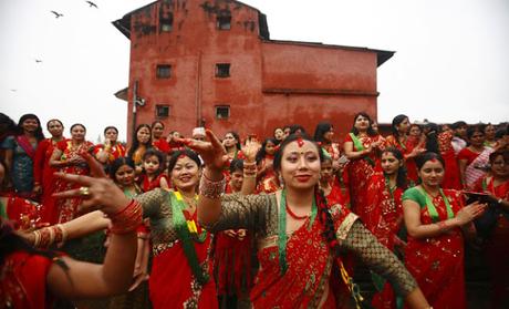 El Festival indio Teej, da la bienvenida al Monzón