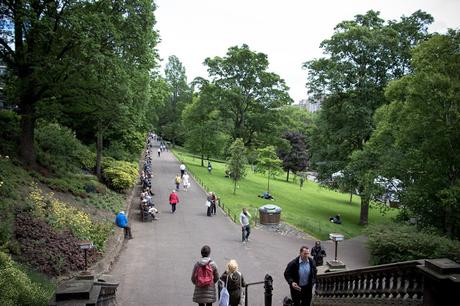 Jardines de Princes Edimburgo. Escocia