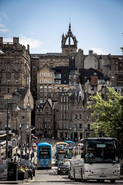 Waverley Street Edimburgo. Escocia