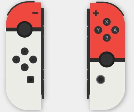 Mira estos joy con con temática de pokéball Mira estos joy con con temática de pokéball