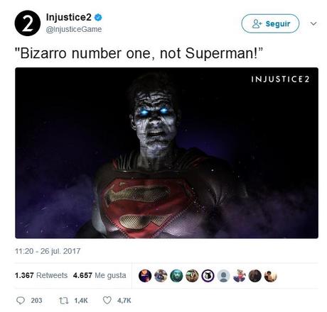 Injustice 2 Bizarro será la próxima incorporación a Injustice 2