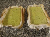 Pastel de calabacín sin lactosa con salsa de pimientos del piquillo Pastel de calabacín sin lactosa con salsa de pimientos del piquillo