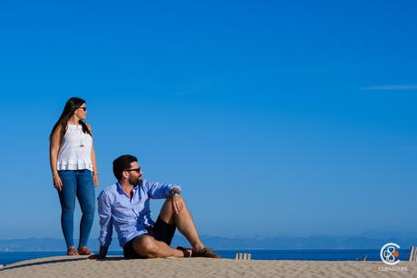 Sesión fotográfica en la playa