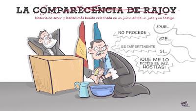 Las vacaciones de la inagotable Cifuentes y la comparecencia de Rajoy en la Audiencia Nacional.