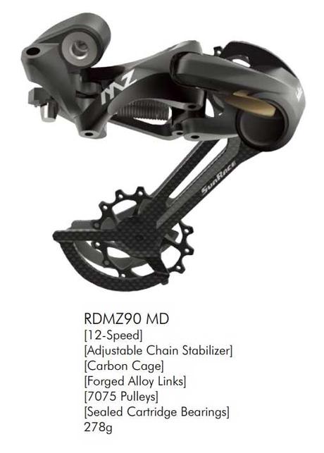 Sunrace MZ: nueva transmisión de 12 velocidades Sunrace MZ: nueva transmisión de 12 velocidades