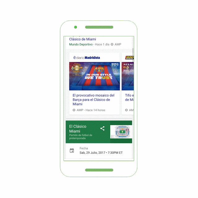 Google se actualiza por clásico entre Real Madrid y Barcelona Google se actualiza por clásico entre Real Madrid y Barcelona