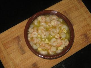 GAMBAS AL AJILLO EN MICROONDAS