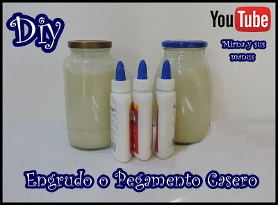 Diy. Engrudo o Pegamento Casero Mirna y sus manus