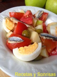 ENSALADAS CON FRUTAS  VERANO 2017