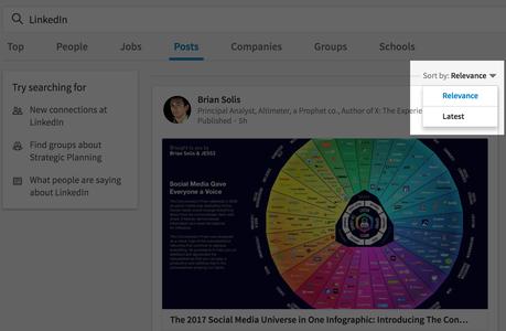 LinkedIn añade nuevo filtro en búsquedas LinkedIn añade nuevo filtro en búsquedas