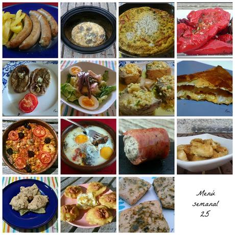 Menú semanal 25 Menú semanal 25
