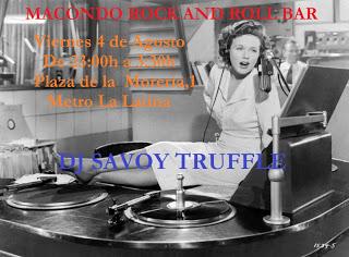 Pinchada veraniega y sideral de Dj Savoy Truffle en Macondo. Pinchada veraniega y sideral de Dj Savoy Truffle en Macondo.