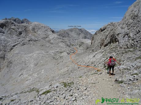 Ruta Pandebano - Refugio de Cabrones: Desde la Horcada Arenera al Jou de los Cabrones