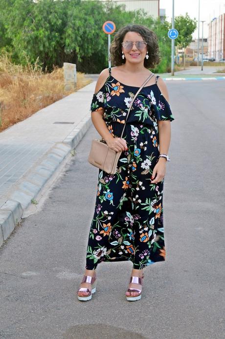 Maxi vestido de flores