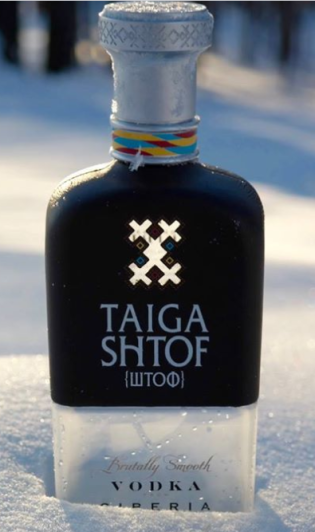 DESDE SIBERIA NACE VODKA TAIGA SHTOF