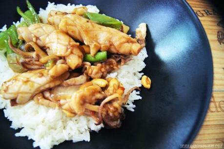 Calamares picantes al wok Calamares picantes al wok