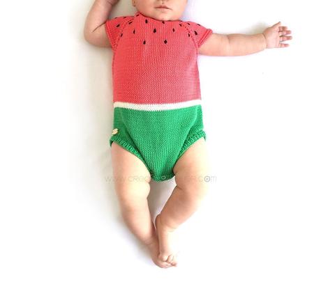 Pelele Sandia de Punto Pelele Sandia de Punto