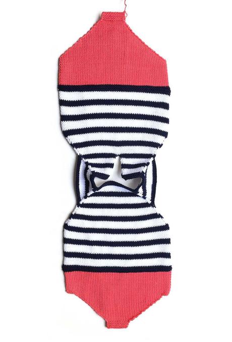 Ranita de punto Marinera – Navy Baby Ranita de punto Marinera de bebé DIY - Tutorial y patrón