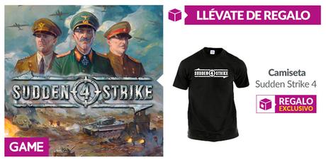 Consigue la camiseta oficial de Sudden Strike IV con la reserva de GAME Consigue la camiseta oficial de Sudden Strike IV con la reserva de GAME