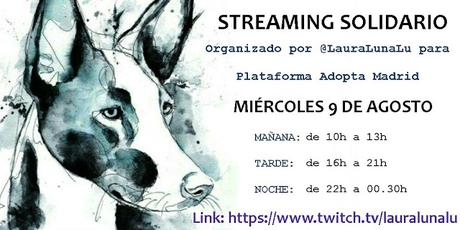 Mañana streaming solidario de Laura Luna en favor de Adopta Madrid