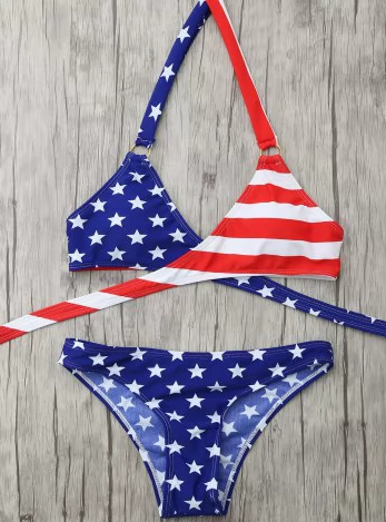 AMERICAN FLAG BIKINI