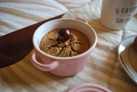 Un desayuno perfecto ~ bizcocho de café y avena