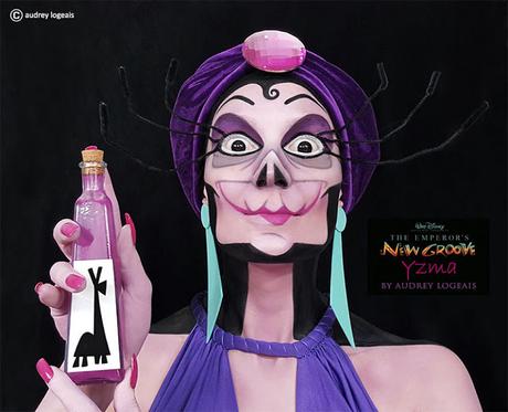 Chica Francesa muestra que maquillando se hace arte, ella convierte Personas en villanos de Disney Chica Francesa muestra que maquillando se hace arte, ella convierte Personas en villanos de Disney