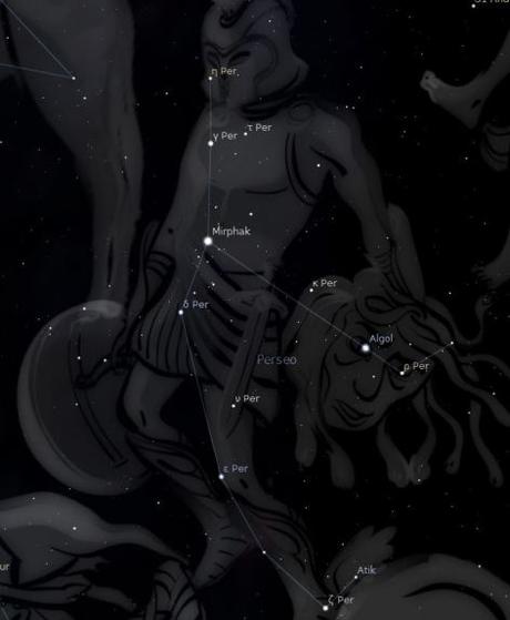 Perseo, la constelación estrella del verano