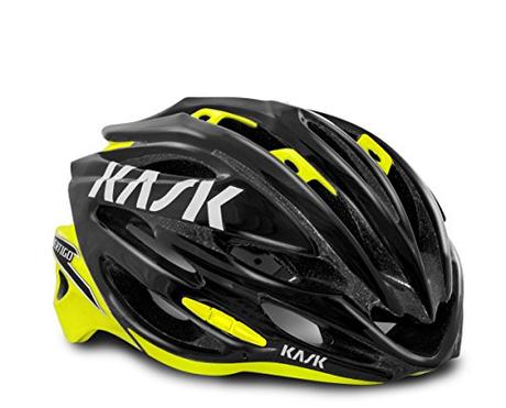 Kask Vertigo 2.0 - Casco, Color Negro / Amarillo, Talla M ( 48 - 58 cm )