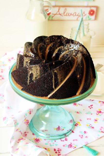 Malted Guinness Chocolate Bundt Cake