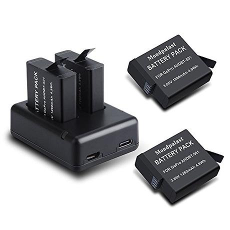 Increíble vídeo de MTB con una GoPro Hero 5 Black Mondpalast @ 2X Reemplazo Batería AHDBT-501 AHDBT501 ahdbt-501 ahdbt 501 1260mah 3.85V + 1x USB Doble Cargador para GOPRO HERO5 Black GoPro Hero 5 Silver gopro hero 5 HERO V - compatible Firmware de la Cámara hasta 2.0