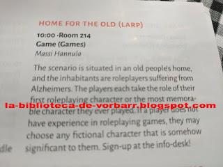 Polémica en la WorldCon: Finlandia, Alzheimer, LARP, Filosofía y Mente Polémica en la WorldCon: Finlandia, Alzheimer, LARP, Filosofía y Mente