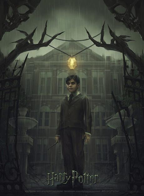 'Harry Potter': Mira la nueva versión tétrica y oscura de las portadas de los libros 'Harry Potter': Mira la nueva versión tétrica y oscura de las portadas de los libros