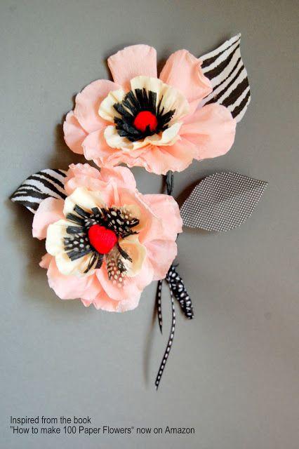 35 ideas fáciles con Flores de papel crepe 35 ideas fáciles con Flores de papel crepe