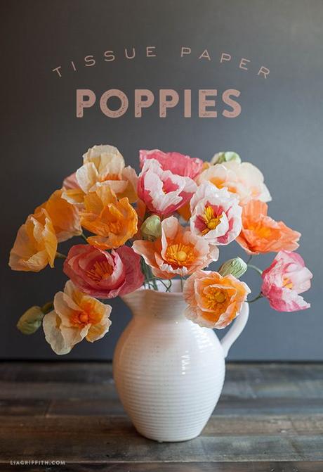 35 ideas fáciles con Flores de papel crepe 35 ideas fáciles con Flores de papel crepe