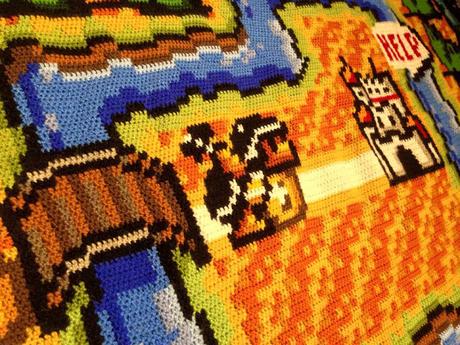 Un joven pasó 6 años haciendo una alfombra de Super Mario Bros Un joven pasó 6 años haciendo una alfombra de Super Mario Bros