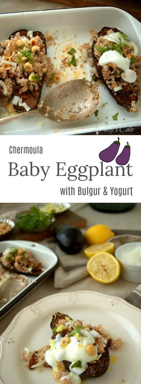 Berenjenas baby con salsa chermoula, bulgur y yogurt, sabor en cada bocado Berenjenas baby con salsa chermoula, bulgur y yogurt, sabor en cada bocado