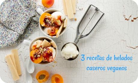 3 recetas de helados caseros veganos