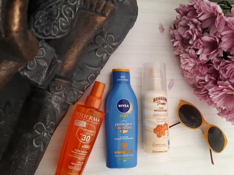 Mis protectores solares imprescindibles para el verano protectores solares opinion aceite seco bioderma nivea spf50 hawaiian tropic
