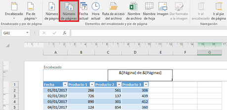 Cómo Insertar Números de Página en Excel Paso a Paso