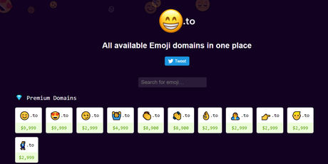 Este es el exhorbitante precio de los dominios con emojis ¿vale la pena la inversión?